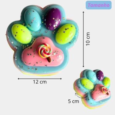 Imagem de Patinha Gato Taba Squishy Brinquedo Fidget Antistress Alívio