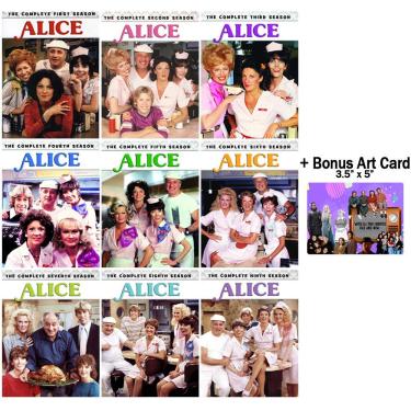 Imagem de MMIZOO Alice: Coleção Completa De Dvds Da Série Tv Temporadas 1 A 9 + Cartão Arte Bônus