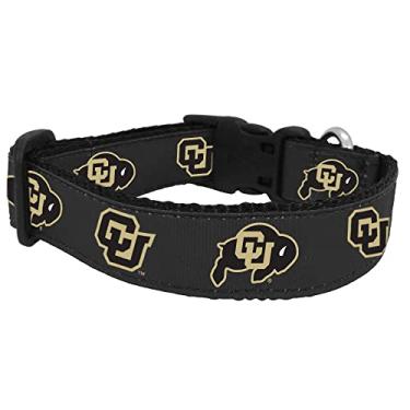 Imagem de Coleira de cachorro NCAA Colorado Golden Buffaloes (cor do time, grande)