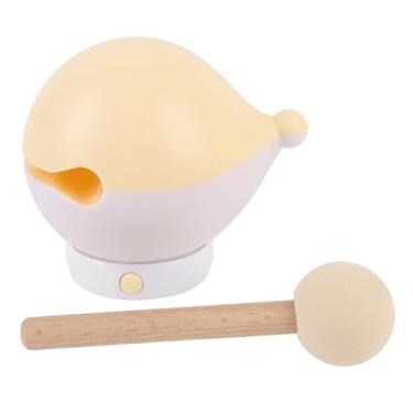 Imagem de Fafeicy Silicone Woodfish -Luz da Noite Com Adesivos DIY, 3 Níveis de Brilho, Lâmpada Noturna para (Damasco)