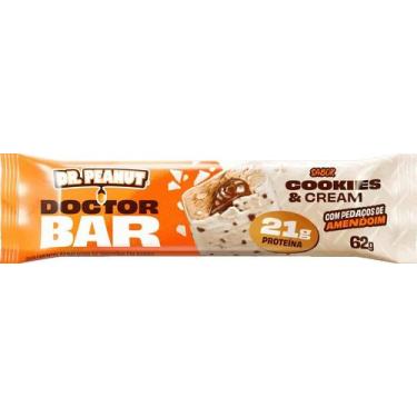 Imagem de Doctor Bar (62g) - Sabor: Cookies e Cream - Dr Peanut