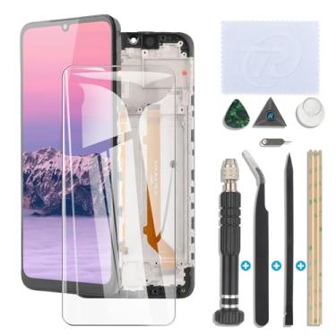 Imagem de YWLRONG Tela de substituição para Cricket Icon 6 Tela LCD Touch Screen Digitalizador Assembléia para Cricket Icon 6 SL219C com ferramentas (com moldura)