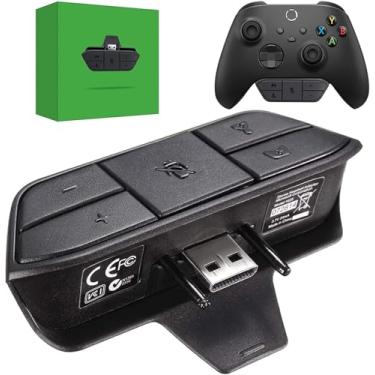 Imagem de AOJAKI Adaptador de fone de ouvido para controle Xbox, adaptador de microfone para Xbox One/One S/X/Elite 1/Elite2/Series S/X, adaptador de fone de ouvido para controle Xbox One