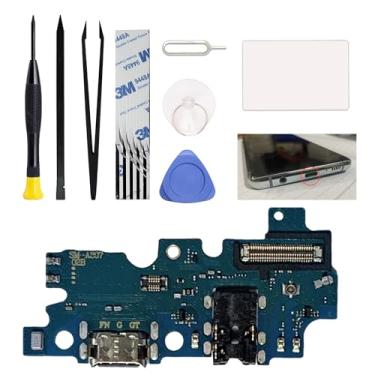 Imagem de Kit de substituição de porta de carregamento compatível com Galaxy A30s, conector de placa de base com kit de ferramentas, instruções (sem garantia de versão em português)