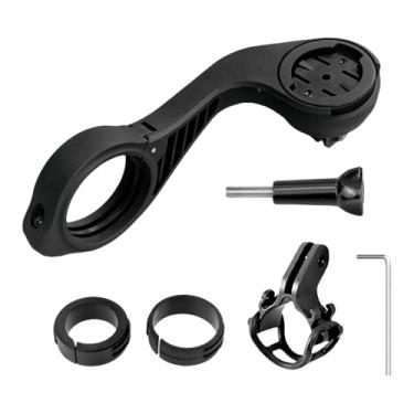 Imagem de Suporte para computador de bicicleta compatível com Garmin/IGPS/Bry ton adaptador com suporte Go Pro e kit combo de espaçador de suporte de guidão para luz de bicicleta