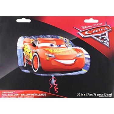 Imagem de Anagram Balão de alumínio Relâmpago McQueen, 76 cm, multicolorido