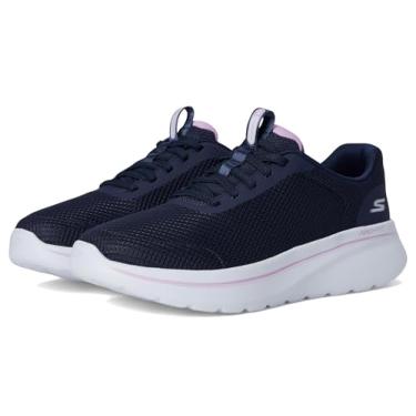 Imagem de SKECHERS Tênis feminino Go Walk Arch Fit N-Joy Amira, Azul-marinho/lavanda, 41
