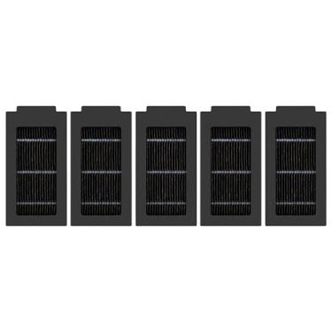 Imagem de (Pacote com 5) Filtros HEPA de substituição T50 Pro compatíveis com ECOVACS DEEBOT T50 Pro/T50 Omni/ T50 Pro Omni/ T50 Max Pro Omni Robot Vacuum, filtro de vácuo, filtro vertical, filtro canister, kit