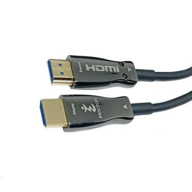 Imagem de Cabo Hdmi 10 Metros Fibra Optica 4k Ultra Hd Pnt