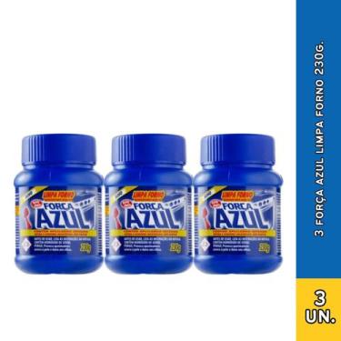 Imagem de Pasta Limpa Forno Fogao Grelha Forca Azul Bombril 230G, 3 unidades