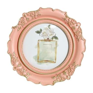 Imagem de Fenteer Moldura de mesa para decoração de parede DIY, decoração multifuncional para casa, porta-retratos para escritório, quarto, galeria, Rosa