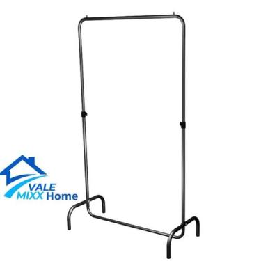 Imagem de Arara De Roupa Cabideiro 100CM DE CHAO DESMONTÁVEL LOJA OU CLOSET - va