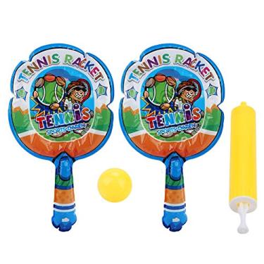 Imagem de Grcfumo Raquete de 2pcs, raquete de tênis infantil, raquete inflável de peso leve Badminton Racket Sports Toy