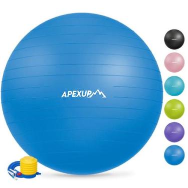 Imagem de Cadeira de bola de estabilidade antiderrapante APEXUP Exercise Ball