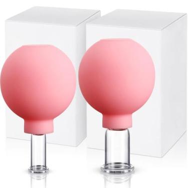Imagem de Conjunto de ventosas Nuanchu Copos de vidro para pele facial (2 unidad