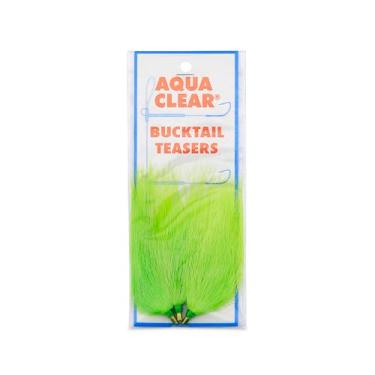 Imagem de Aqua-Clear, Buck Tail Teaser Rebite Slider, Chartreuse Hair, 3 peças