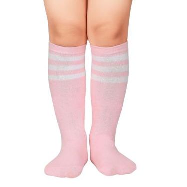 Imagem de Meias American Trends, uniforme até o joelho para crianças de 3 a 6 an