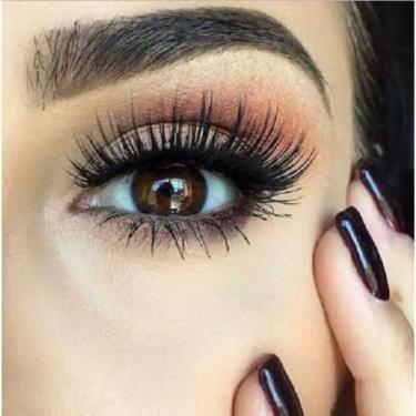 Imagem de Cílios Postiços Magnéticos Formato Natural Triplo Imã - MARKELK