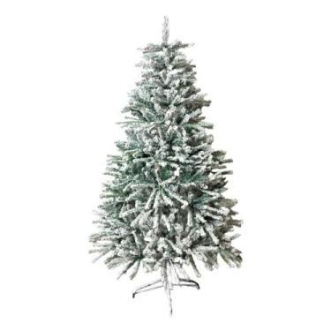 Imagem de Árvore De Natal Moscou Nevada 1,80m Pinheiro 854 Galhos - TAIRA HOME