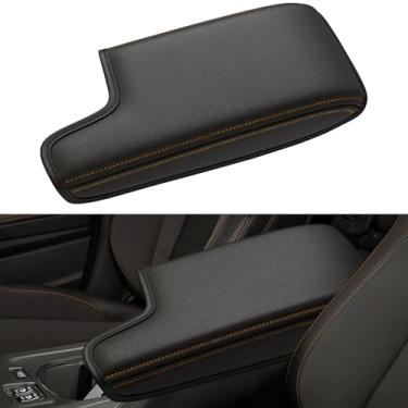 Imagem de Asgohme Capa de apoio de braço para console central para Subaru Crosstrek 2018-2023 e Impreza 2017-2023 acessórios, almofada de couro premium para descanso de braço, tampa da tampa do console central