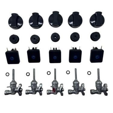Imagem de Kit Registro Interruptor Botão P/ Cooktop Fischer 1642 Novo