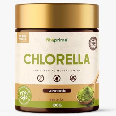 Imagem de Chlorella 100% Pura em Pó 100g Fitoprime