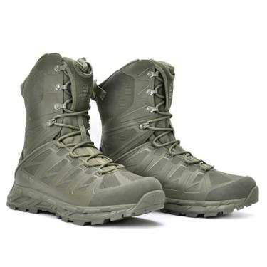 Imagem de XPETI Bota tática masculina Stealth 20 cm impermeável, Ranger verde, 41