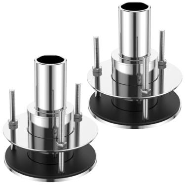 Imagem de Revestimento de exaustão através do casco, ferragens modernas de soquete de tubo sólido, revestimento de escape de aço inoxidável fácil de usar, encaixe suave, soquete de tubo de 24 mm para