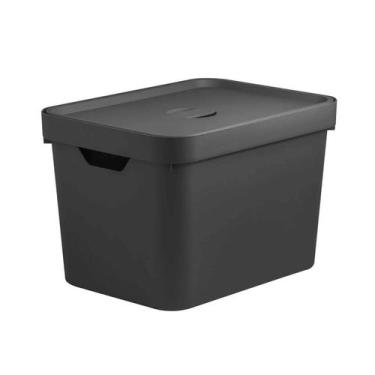 Imagem de Caixa Organizadora 18 Litros Grande Multiuso Cesto Organizador com Tam