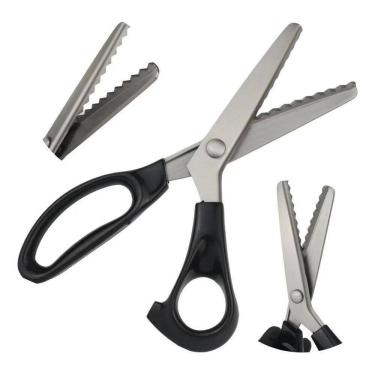 Imagem de 2X Tesoura De Picotar Profissional Zig-Zag Artesanato