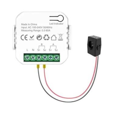 Imagem de Medidor De Energia Inteligente WiFi 110V-220V Detecção Solar Bidirecio