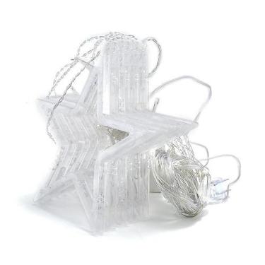 Imagem de Estrelas de Led De Natal Pendurado Cortina Luzes Corda Xmas Casa - HUO