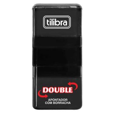 Imagem de Apontador 1 Furo com Depósito e Borracha Double - Tilibra, Único