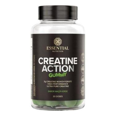 Imagem de Creatina Action Gummy Maça Verde 30doses Essential Nutrition