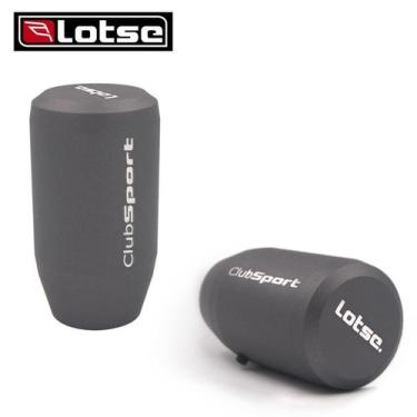 Imagem de Manopla De Câmbio Esportiva Lotse Clubsport Grafite Aluminio