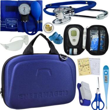 Imagem de Kit Enfermagem Maleta Completo Super Luxo + Monitor Glicose - Love Sau