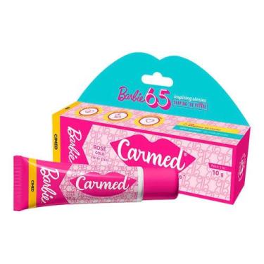 Imagem de Carmed hidratante labial barbie rose gold com 10g - CIMED