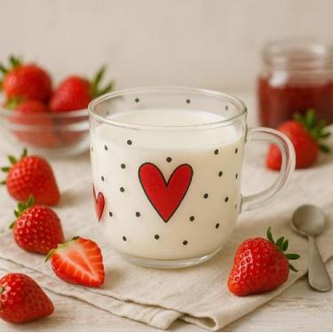 Imagem de Conjunto 6 Xícaras De Café Heart 120ml - Dia Das Mães - Wolff