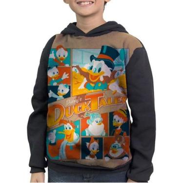 Imagem de Casaco Moletom Infantil Ducktales Tio Patinhas - smoke, Preto, 14