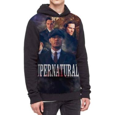 Imagem de Moletom Com Capuz Supernatural Ref:253 - smoke, Preto, G