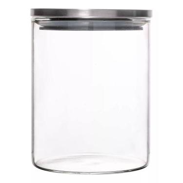 Imagem de Pote Hermetico De Vidro Com Tampa Em Metal 350Ml