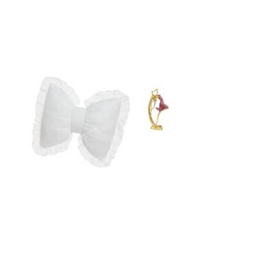 Imagem de Fenteer Almofada de Arco de Balé Moderna para Decoração de Interiores com Arte em Resina, Cadeira de Escritório E Sala de Estudo Confortável