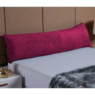 Imagem de Almofadas decorativas, fronhas e enchimentos de espuma macia e limpa, almofadas decorativas (VINHO)