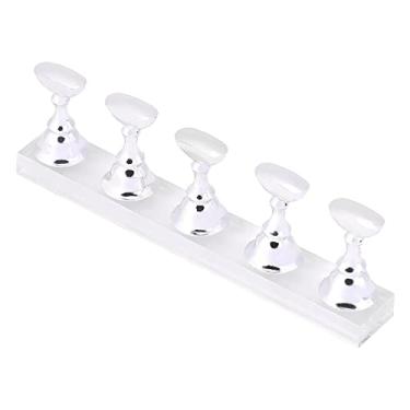 Imagem de Tabuleiro de xadrez magnético para arte em unhas, suporte profissional de acrílico para pontas de unhas, conjunto de treinamento para prática de salão, uso doméstico, cor