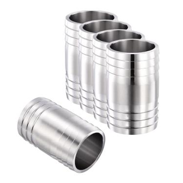 Imagem de HARFINGTON 5 peças de barras sextavadas de aço inoxidável de 3/10.2 cm a 3/10.2 cm para montagem de farpa de metal para impressão 3D, compressor de ar, máquina CNC, matrizes