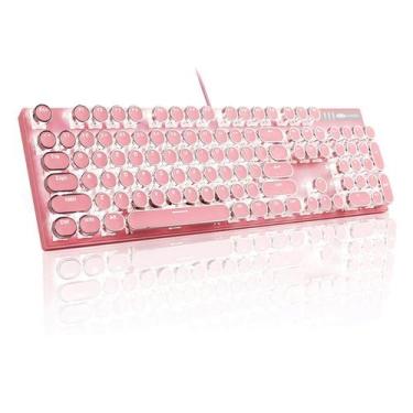 Imagem de Teclado mecânico para jogos MageGee Typewriter Retro Punk
