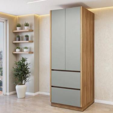 Imagem de Paneleiro 2 Portas 2 Gavetas com Rodapé 70cm 100% Mdf Rainha - Nesher 