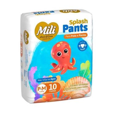 Imagem de Fralda Mili LoveCare Splash Pants P-M - 10 unidades