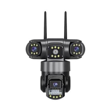 Imagem de Câmera de Segurança WiFi 4G com Zoom 10X e Lente Tripla de 12MP - Moni