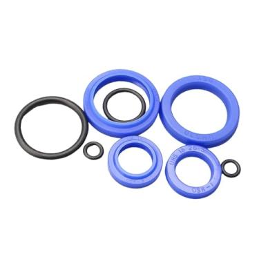 Imagem de KiBcsLic Retentor de óleo de cilindro hidráulico de empilhadeira, junta tórica, acessórios de substituição, atualização para empilhadeira de paletes manual, para 1t Novo